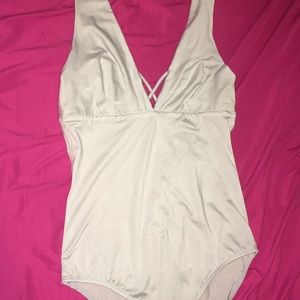 TRENDY SILK BODYSUIT MEDIUM